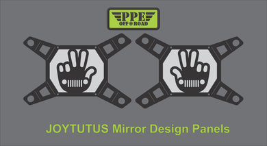 Peace Wave Design Panel for Joytutus Mirrors PPE Offroad