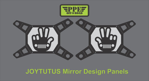 Peace Wave Design Panel for Joytutus Mirrors PPE Offroad