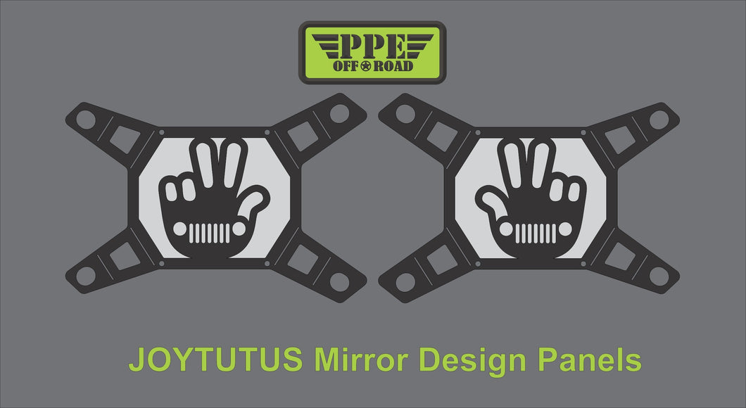 Peace Wave Design Panel for Joytutus Mirrors PPE Offroad