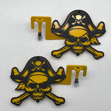 Load image into Gallery viewer, Pirate Jolly Roger foot pegs for Wrangler &amp; Gladiator PPE Offroad