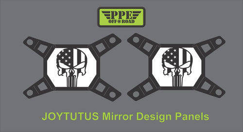 Punisher Flags Design Panel for Joytutus Mirrors PPE Offroad