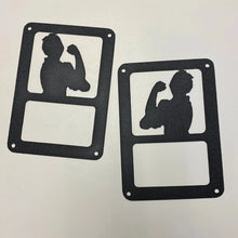 Load image into Gallery viewer, Rosie Riveter tail light covers PPE Offroad