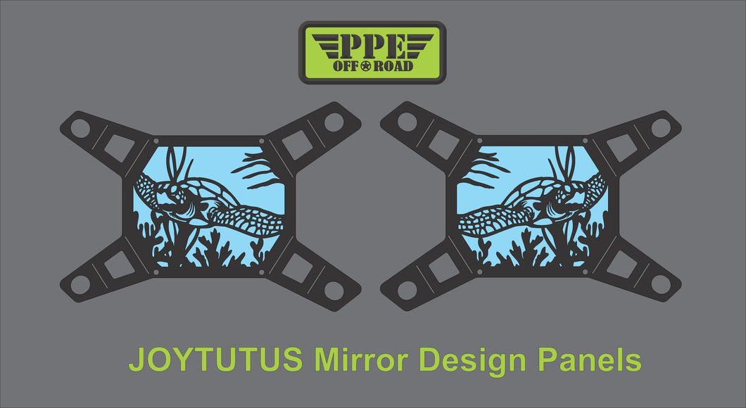 Sea Turtle Scene Design Panel for Joytutus Mirrors PPE Offroad