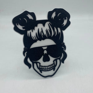 Skeleton Girl hitch cover PPE Offroad