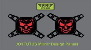 Skull Design Panel for Joytutus Mirrors PPE Offroad