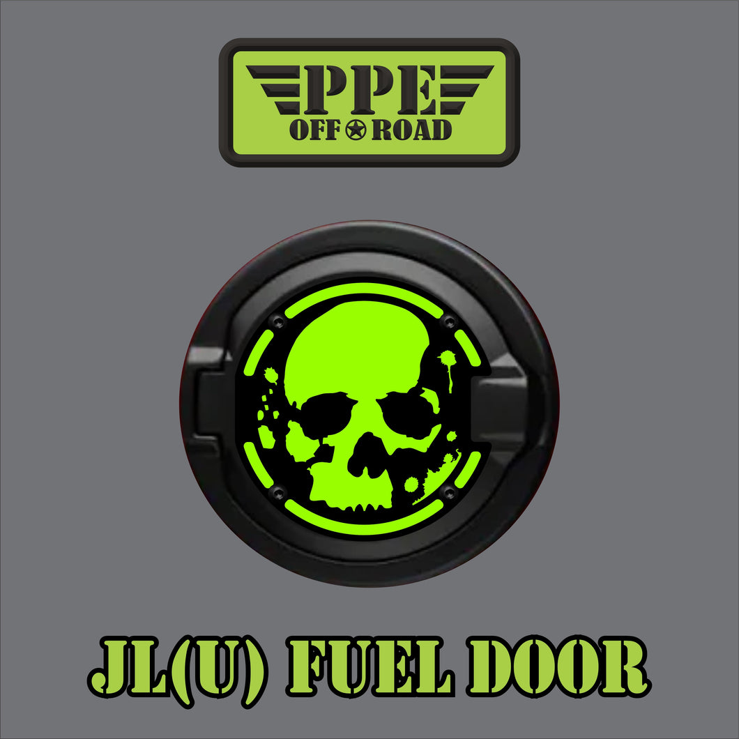 Skull JL(U) Fuel Door – PPE Offroad