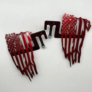 Solid color America flag foot pegs for Wrangler & Gladiator PPE Offroad