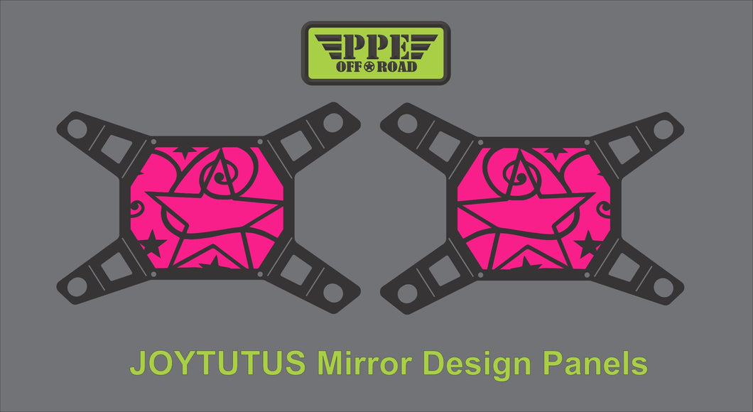 Stars and Swirels Design Panel for Joytutus Mirrors PPE Offroad