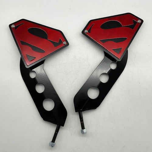 Superman hinge mount side mirrors for Wrangler & Gladiator PPE Offroad
