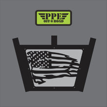 Load image into Gallery viewer, Tattered Flag 3 Flag Pole Holder for Hitch Mount PPE Offroad