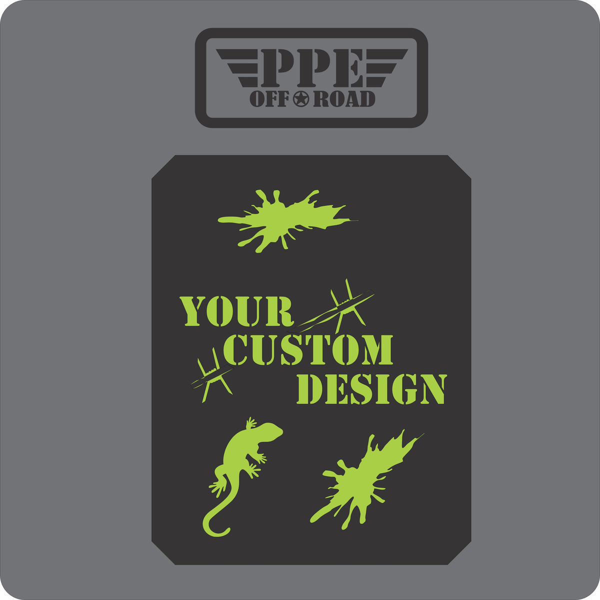 20in Flex Stand Custom Design Panel Only – PPE Offroad