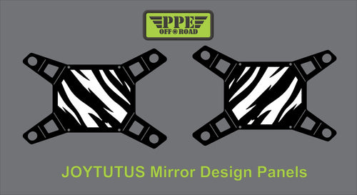 Zebra Stripe Design Panel for Joytutus Mirrors PPE Offroad