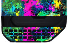 Load image into Gallery viewer, Colorful abstract design on molle panel Jeep door