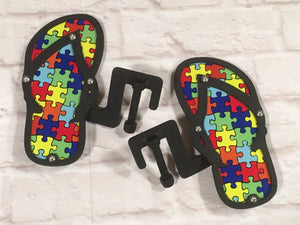 Autism Awareness  Flip Flop foot pegs for Wrangler & Gladiator PPE Offroad
