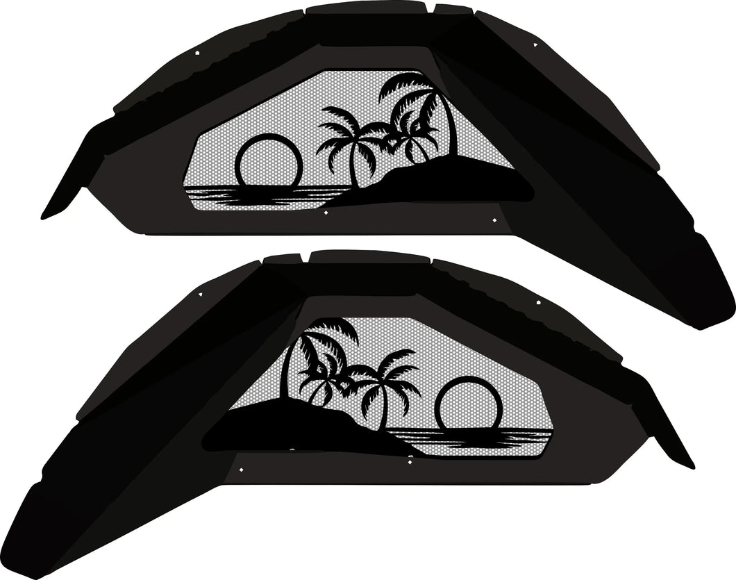 Beach scene JL Rear Inner Fenders PPE Offroad