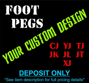 Custom Design Footpegs PPE Offroad