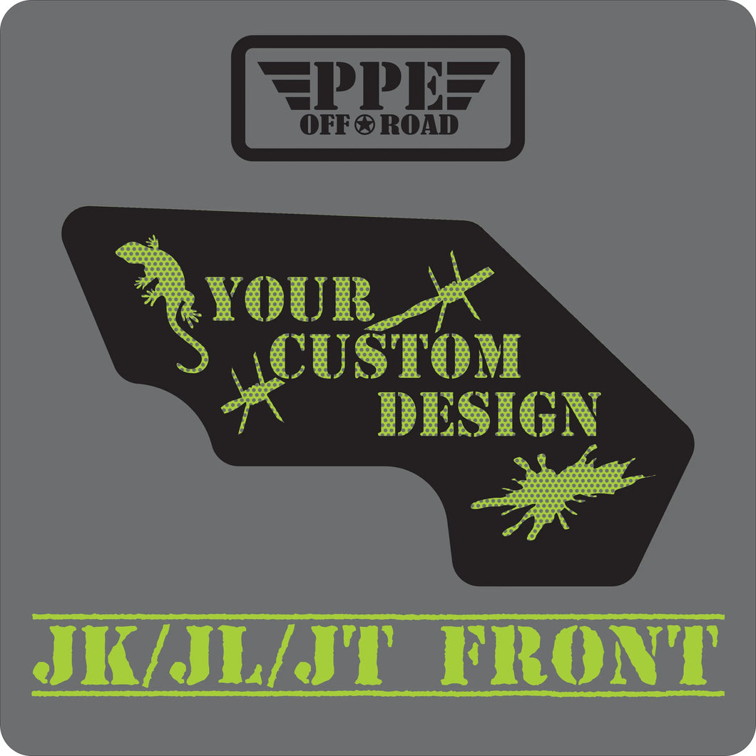 Custom JK, JL, or JT Front Inner Fender design PPE Offroad