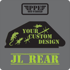 Custom JL Rear Inner Fender design PPE Offroad