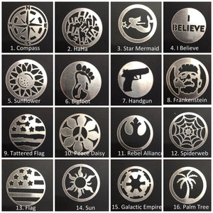 JK, JL & JT Front vent cover emblems- Lots of design choices! PPE Offroad