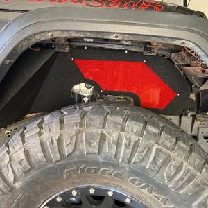 JL/JT Front Inner Fenders, No design- customize later. PPE Offroad