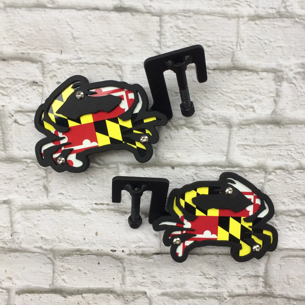 Maryland Flag Crab foot pegs for Wrangler & Gladiator PPE Offroad