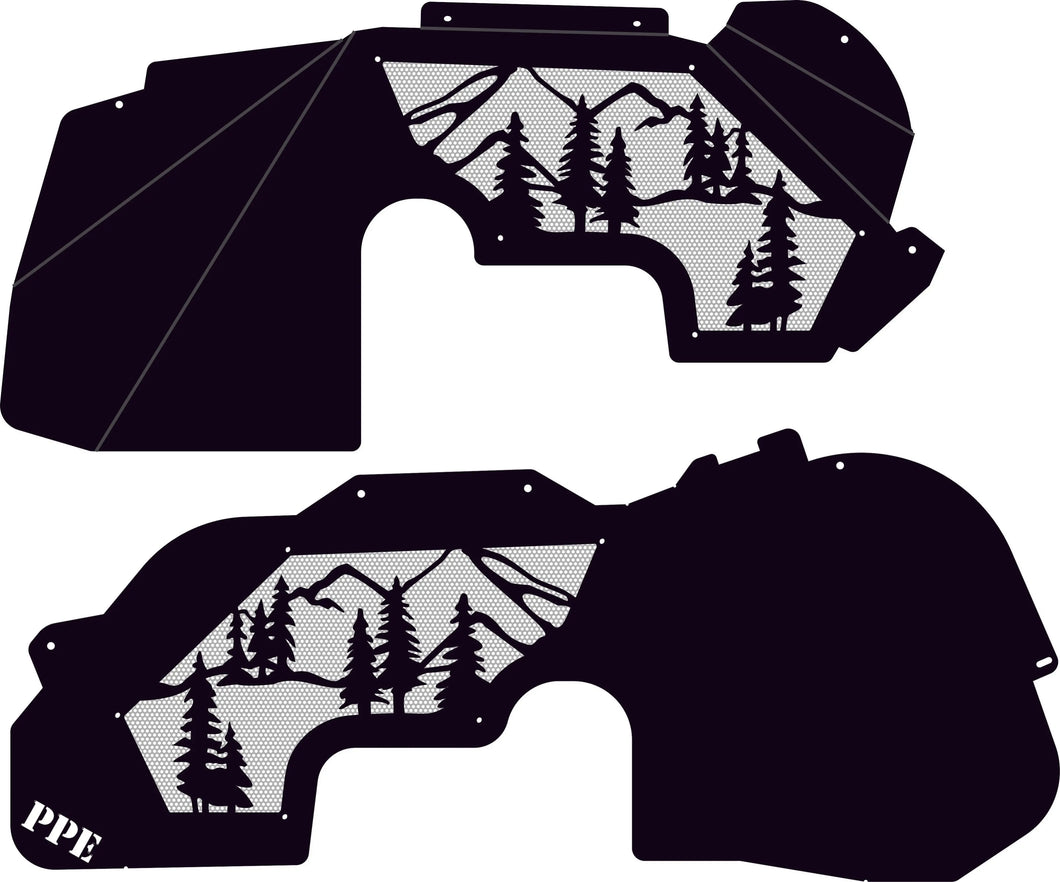 Mountain scene front inner fenders PPE Offroad