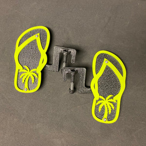 Palm tree flip flop foot pegs for Wrangler & Gladiator PPE Offroad