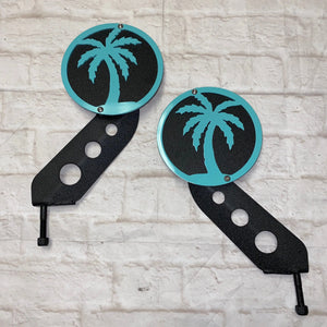Palm tree hinge mount side mirrors for Wrangler & Gladiator PPE Offroad