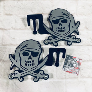 Pirate skull footpegs for Wrangler/Gladiator PPE Offroad