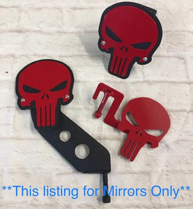 Punisher hinge mount side mirrors for Wrangler & Gladiator PPE Offroad