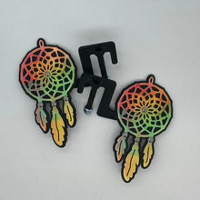 Load image into Gallery viewer, RTS** ONLY ONE** multi-color dream catcher foot pegs PPE Offroad