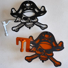 Load image into Gallery viewer, RTS Pirate Jolly Roger foot pegs PPE Offroad