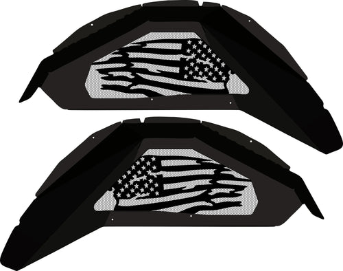 Tattered Flag JL Rear Inner Fenders PPE Offroad