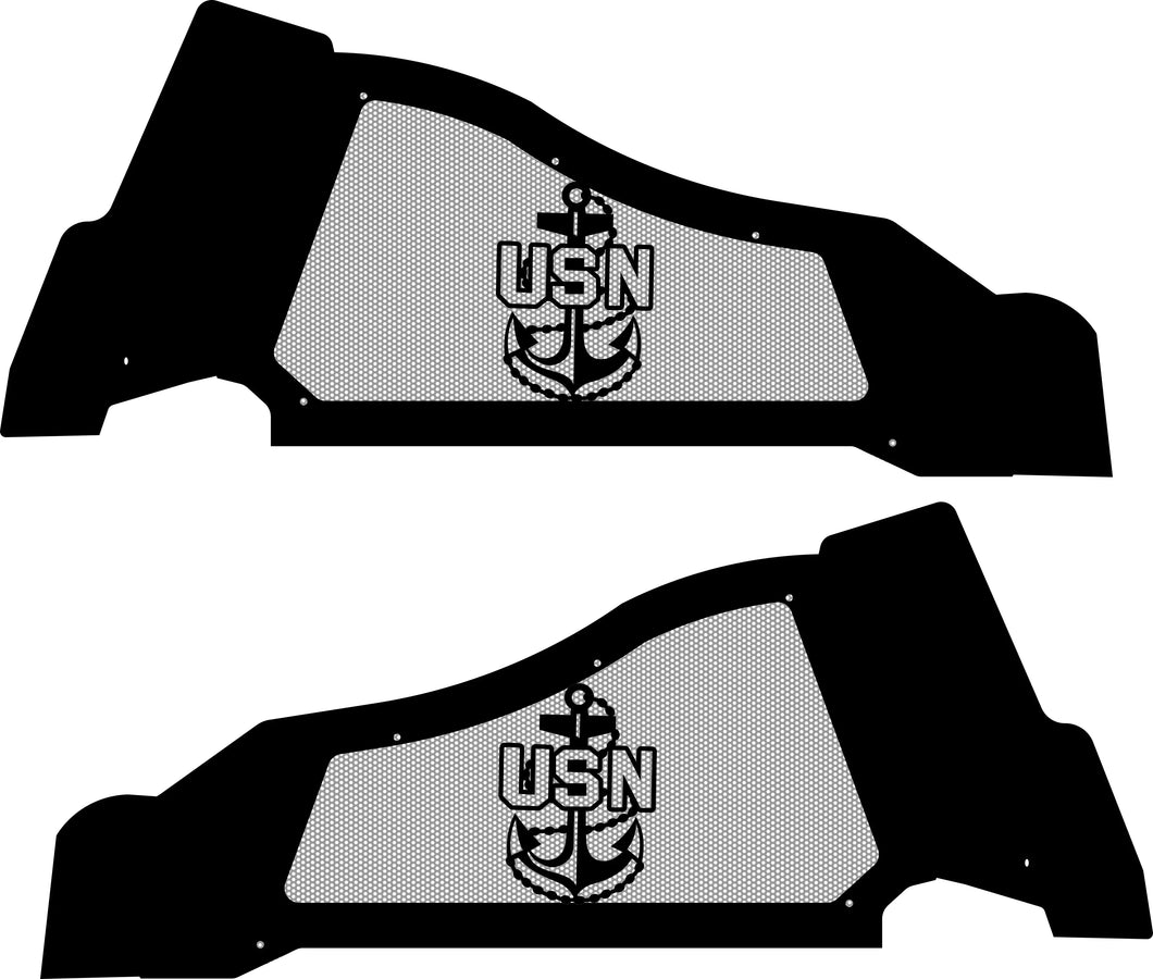 US Navy JK Rear Inner Fenders PPE Offroad